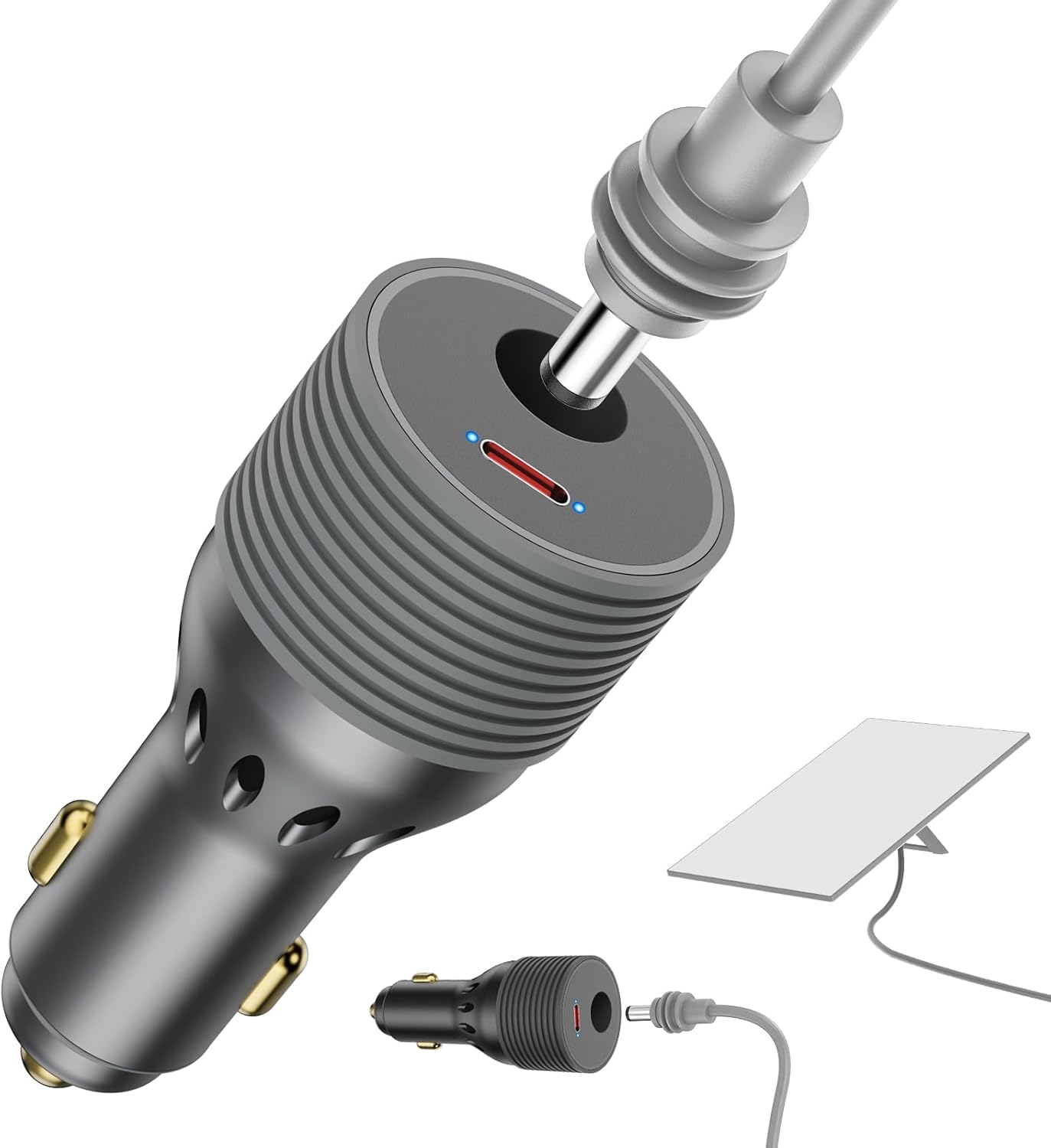 Car Adapter for Starlink Mini | 12V to 24V DC Step-Up Converter with 90W Output & 45W USB-C PD