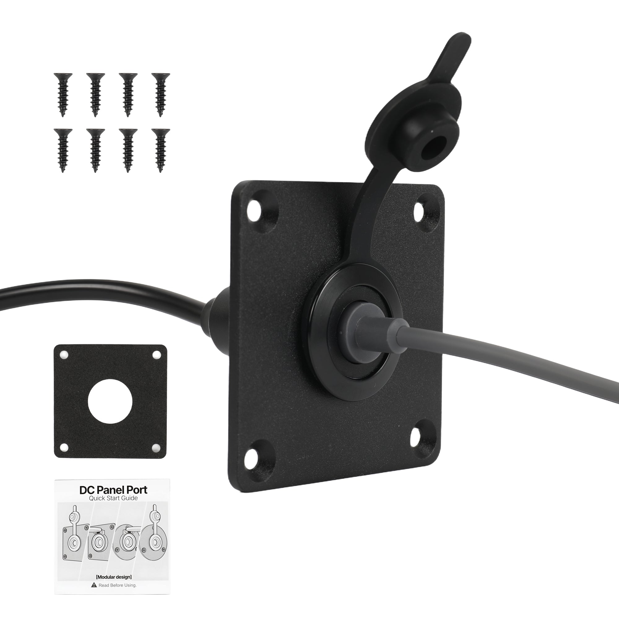 Aluminum Wall Pass Through Kit Compatible with Starlink Mini