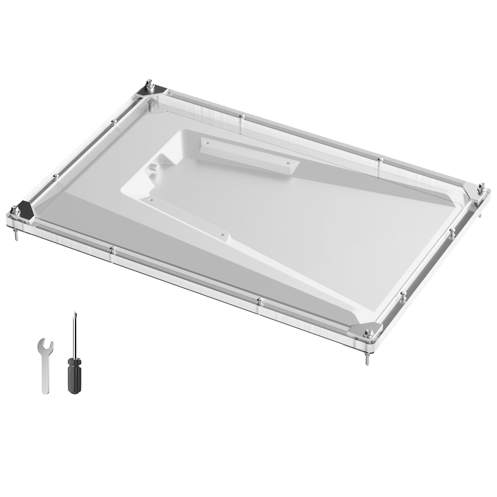 Starlink Flat HP Protective Mount Enclosure, Bolt-On, RF-Transparent, All-Weather, for Roof/Deck/Wall.