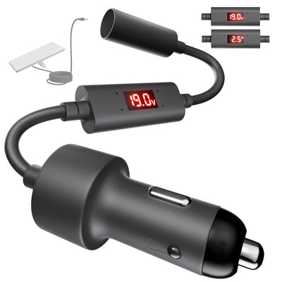12V/24V to 20V DC Adapter Compatible with Starlink Mini, LCD Display