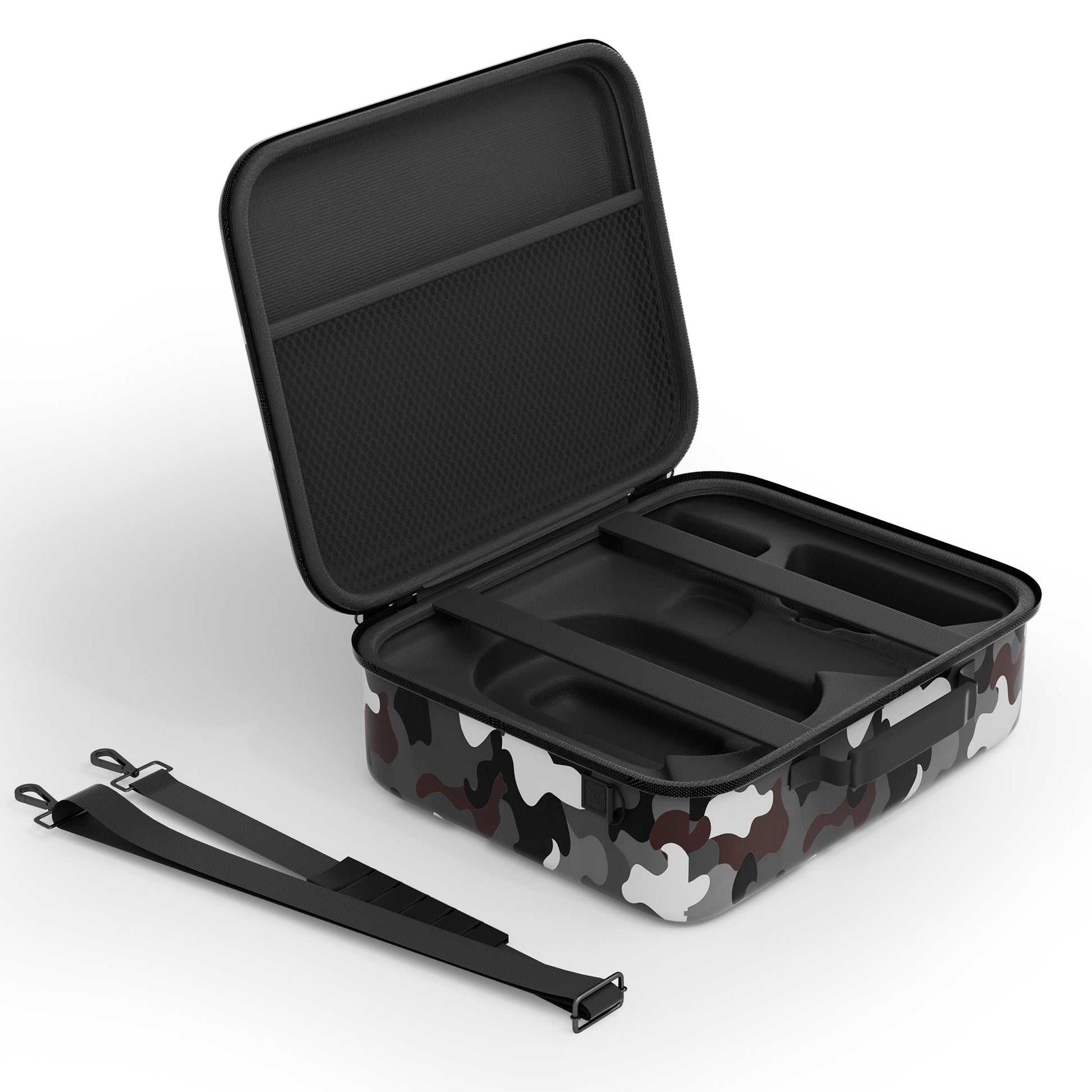 Starlink Mini Camo EVA Hard Travel Case, Lightweight with Shoulder Strap & Mesh Pocket, Waterproof.