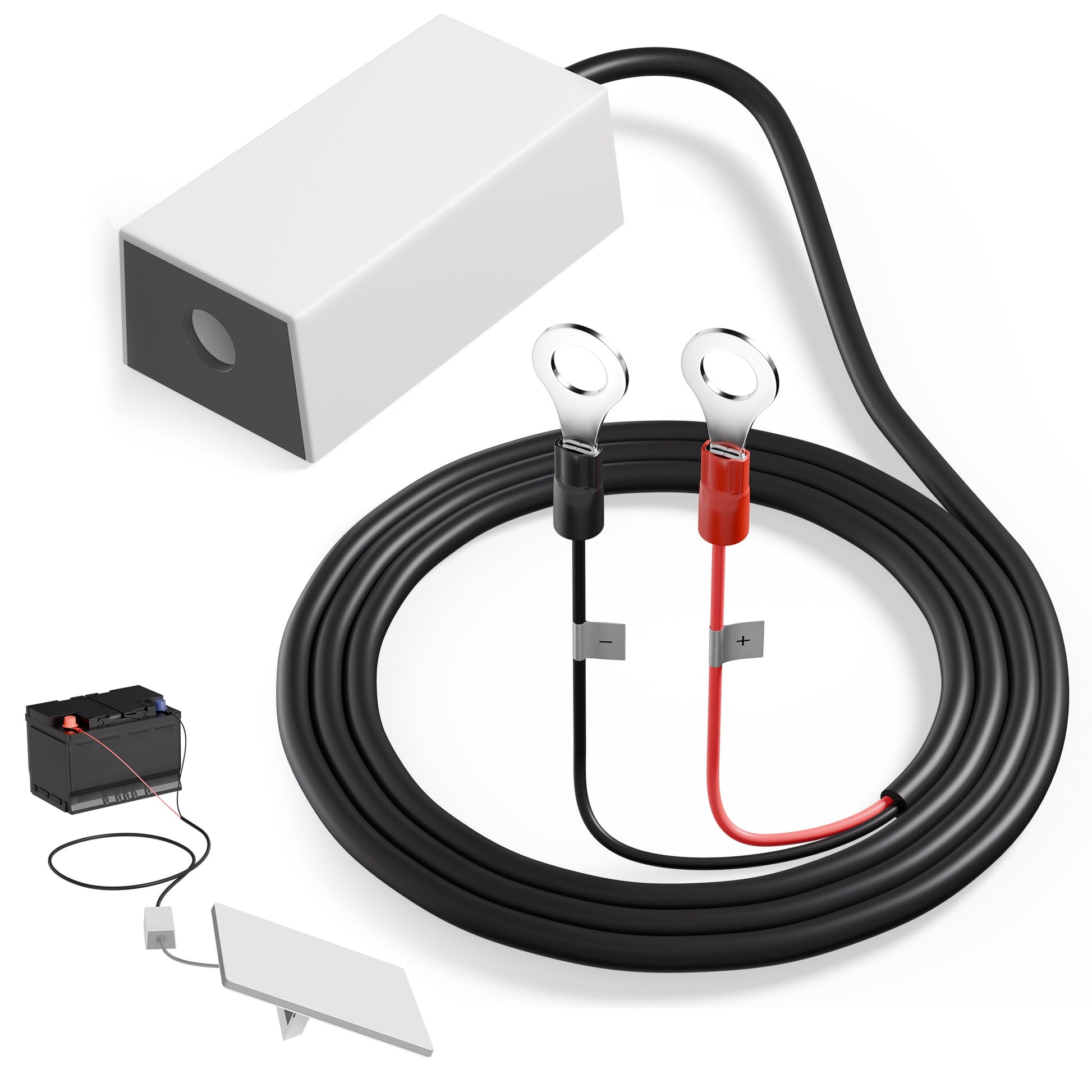 Starlink Mini DC Power Converter, 12V/24V to 36V, O-Ring Terminal Direct-to-Battery, for Off-Grid Systems.