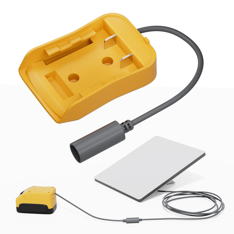 Starlink Mini Power Adapter, Compatible with DeWalt 18V-20V Batteries, Plug-and-Play, Turns Tool Batteries into Internet Power.