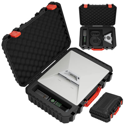 Hard Travel Case Compatible with Starlink Mini, Impact-Resistant PP