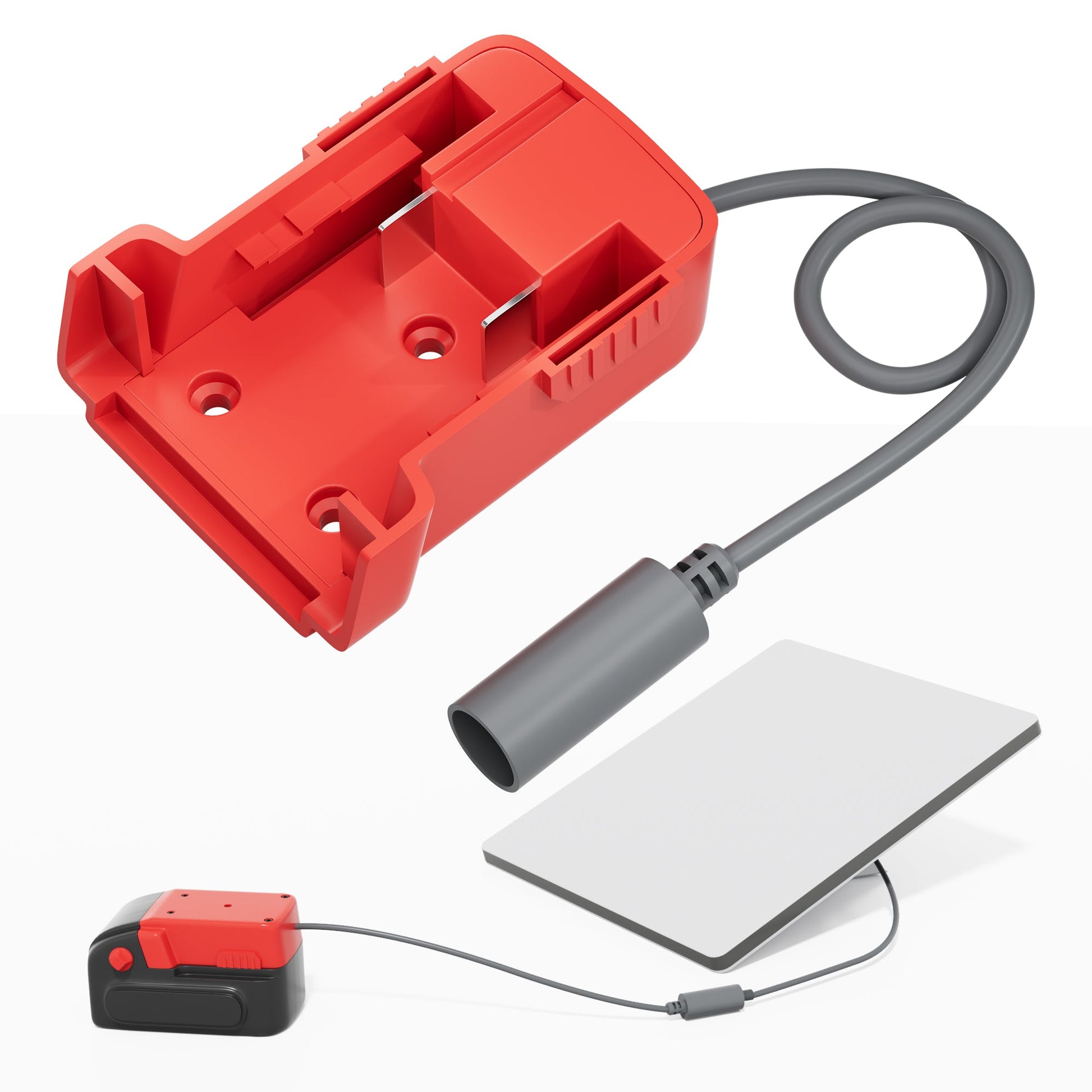 Starlink Mini Power Adapter, Compatible with Milwaukee M18, Plug-and-Play, Turns Tool Battery into Pro Satellite Power.